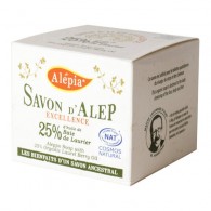 Alepia - Mydło aleppo w kostce oliwkowo-laurowe ECO 190g