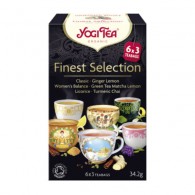 Yogi Tea - Herbatka ekspresowa finest selection (mix herbatek) BIO (6 x 3 torebki) 34,2g
