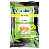 Alpenbauer - Cukierki z nadzieniem o smaku mango-nasiona konopi vegan BIO 90g