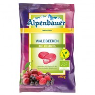 Alpenbauer - Cukierki z nadzieniem o smaku owoców leśnych vegan BIO 90g