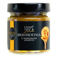 Foods by Ann - Dżem 100% brzoskwini z siemieniem lnianym 200g