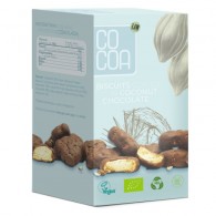 Cocoa - Herbatniki zwierzęta w czekoladzie kokosowej BIO 80g
