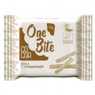 Cocoa - One Bite tabliczka biała z cynamonem BIO 15g