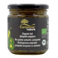 Campomar Nature - Papryka jalapeno zielona krojona w zalewie BIO 350g (130g)