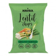 Naura - Chrupki z soczewicy Zielona cebulka 70g