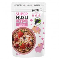 Purella Superfoods - SuperMusli KIDS Różowe bąbelki 200g