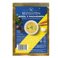 Bezgluten - Bezglutenowy rosół drobiowy z makaronem 20g