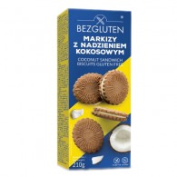 Bezgluten - Bezglutenowe markizy z nadzieniem kokosowym 210g