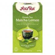 Yogi Tea - Herbata zielona z cytryną i matchą BIO (17x1,8g)