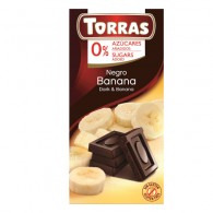 Torras - Czekolada gorzka z bananami b/c 75g