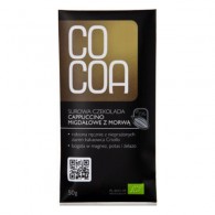Cocoa - Czekolada surowa cappuccino migdałowe z morwą BIO 50g