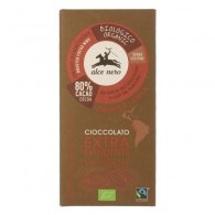 Alce Nero - Czekolada gorzka z kawałkami kakao bezglutenowa fair trade BIO 100g