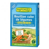 Rapunzel - Bulion - kostki warzywne o obniżonej zawartości soli (niebieskie) BIO 8x8,5g