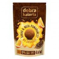 Dobra Kaloria - Ciasteczka-kulki Kakao&Nuta pomarańczy bez cukru 65g