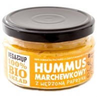 VegaUp - Hummus marchewkowy z wędzoną papryką BIO 190g
