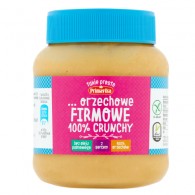 Primavika - Pasta z prażonych orzeszków ziemnych Firmowa crunchy bezglutenowa 350g