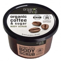 Organic Shop - Peeling do ciała oczyszczający Brazylijska Kawa 250ml