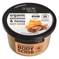 Organic Shop - Peeling do ciała kojący Miód i Cynamon 250ml