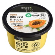 Organic Shop - Peeling do ciała oczyszczający Soczysta Papaja 250ml