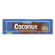 Bonvita - Baton z nadzieniem kokosowym w polewie z czekolady kuwertura bezglutenowy BIO 40g