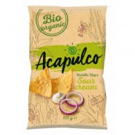 Acapulco - Nachosy o smaku śmietankowo-cebulowym BIO 125g