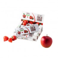 Pure Life - Listki owocowe Porcja Dobra jabłkowo - truskawkowa przekąska 16g
