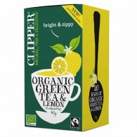 Clipper - Herbata zielona z cytryną fair trade BIO (20x2g) 40g