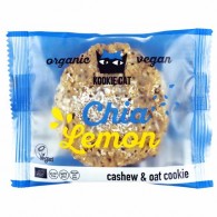 Kookie Cat - Ciastko wegańskie z nasionami chia o smaku cytrynowym bezglutenowe BIO 50g