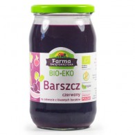 Farma Świętokrzyska - Barszcz czerwony na zakwasie z kiszonych buraków bezglutenowy BIO 720ml