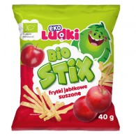 Ekoludki - Frytki (słupki) jabłkowe suszone BIO 40g