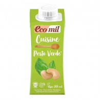 Ecomil - Pesto verde z orzechów nerkowca bezglutenowe BIO 200ml