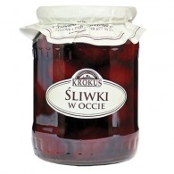 Krokus - Śliwki w occie bezglutenowe 500g (250g)