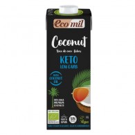 Ecomil - Napój kokosowy Keto Low Carb bezglutenowy BIO 1l