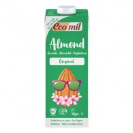 Ecomil - Napój migdałowy słodzony syropem z agawy bezglutenowy BIO 1l