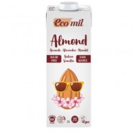 Ecomil - Napój migdałowy o smaku waniliowym bez cukru bezglutenowy BIO 1l