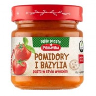 Promavika - Pomidory i bazylia pasta w stylu włoskim 160g