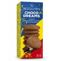 Bezgluten - Choco dreams ciastka czekoladowe bez dodatku cukrów bezglutenowe 110g