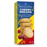 Bezgluten - Cherry dreams ciastka z wiśnią liofilizowaną bez dodatku cukrów bezglutenowe 110g