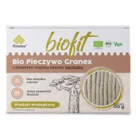 Granex - Pieczywo chrupkie z dodatkiem miąższu z owoców baobabu bez dodatku cukru BIO 110g