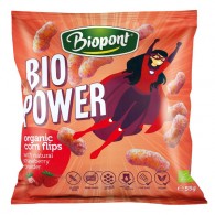 Biopont - Chrupki kukurydziane o smaku truskawkowym bezglutenowe BIO 55g