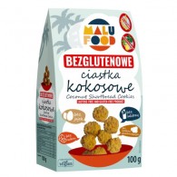 Malu Food - Ciastka kokosowe bezglutenowe bez dodatku cukru 100g