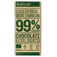 Blanxart - Czekolada gorzka 99% Dominikana bezglutenowa BIO 80g