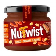 Nutwist - Krem orzechowy o smaku batonika czekoladowo-karmelowego z kawałkami prażonych orzeszków ziemnych 250g