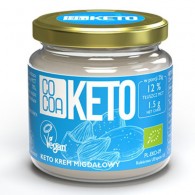 Cocoa - Krem migdałowy keto z olejem MCT bez dodatku cukru bezglutenowy BIO 200g