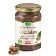 Nocciolata - Krem z orzechów laskowych i kakao bezglutenowy BIO 250g