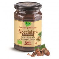 Nocciolata - Krem z orzechów laskowych i kakao bez dodatku mleka bezglutenowy BIO 700g