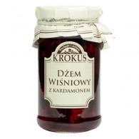 Krokus - Dżem wiśniowy z kardamonem o obniżonej zawartości cukru bezglutenowy 235g