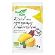 Bio Planet - Kisiel o smaku cytrynowym z rabarbarem BIO 38g