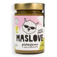 Maslove - Pasta pistacjowa z solą himalajską super smooth bezglutenowa 290g
