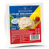 Bezgluten - Chleb wieloziarnisty bez dodatku cukru 200g